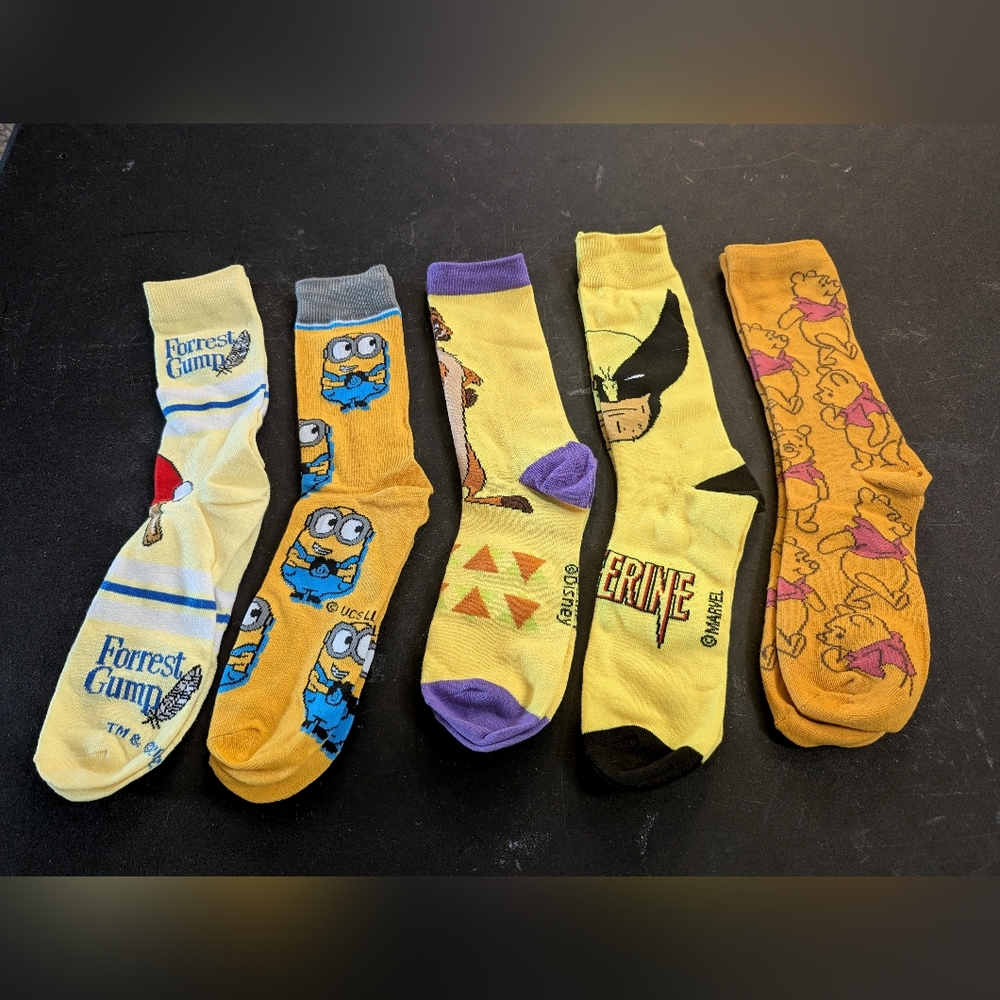 Graphic Cartoon Socks